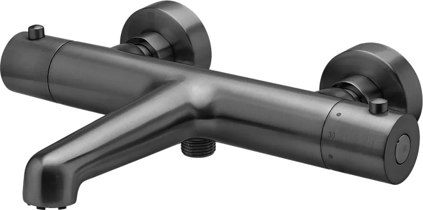 Luisa termostatyczna bateria wannowo-prysznicowa metaliczny szary - Essebagno