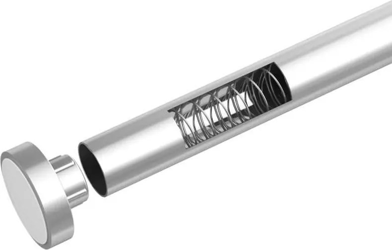 Teleskopowy drążek prysznicowy LUZ, Ø 2,8 cm, 110-185 cm, chrom, WENKO