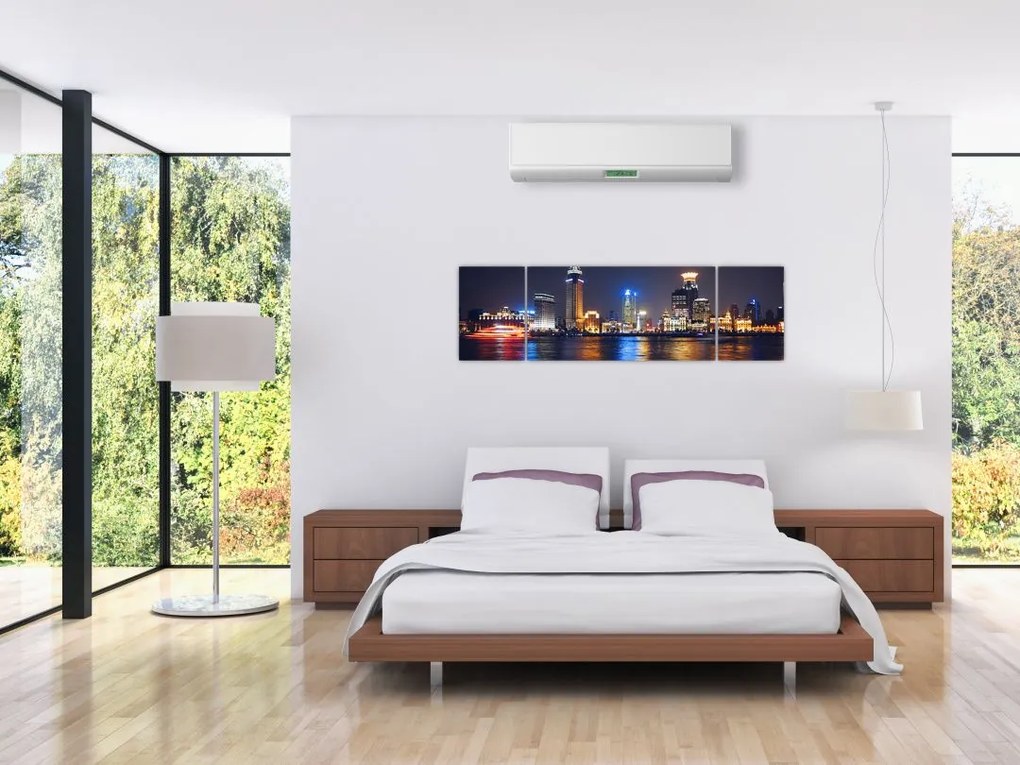 Obraz - Refleksy nocy (170x50 cm)