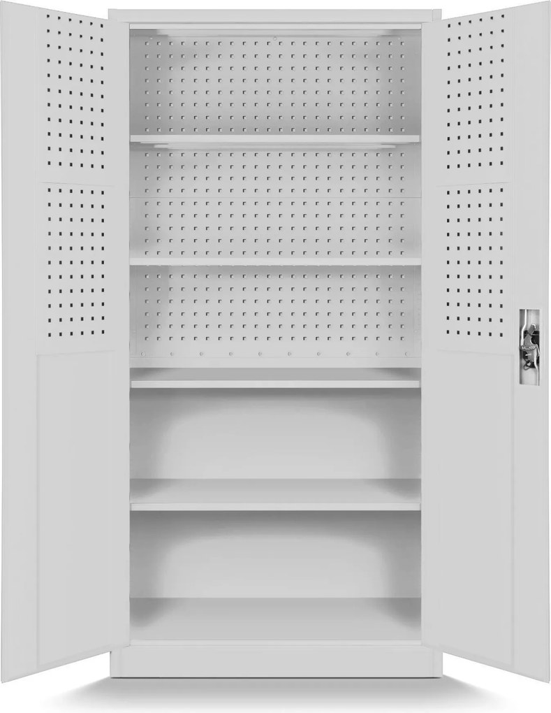 Szafa na narzędzia BRUNO, 920 x 1850 x 500 mm, szara