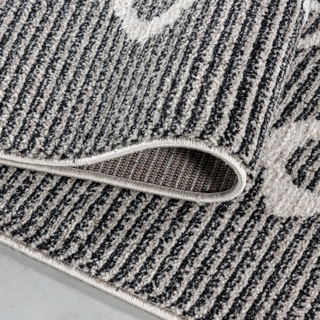 Dywan poliestrowy Berber antracyt 240 cm x 340 cm
