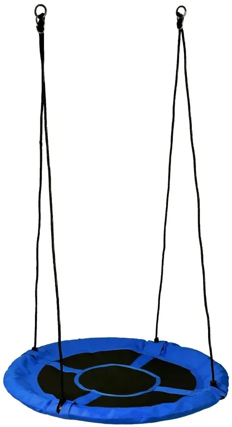 Huśtawka niebieska bocianie gniazdo 100 cm D8-N67