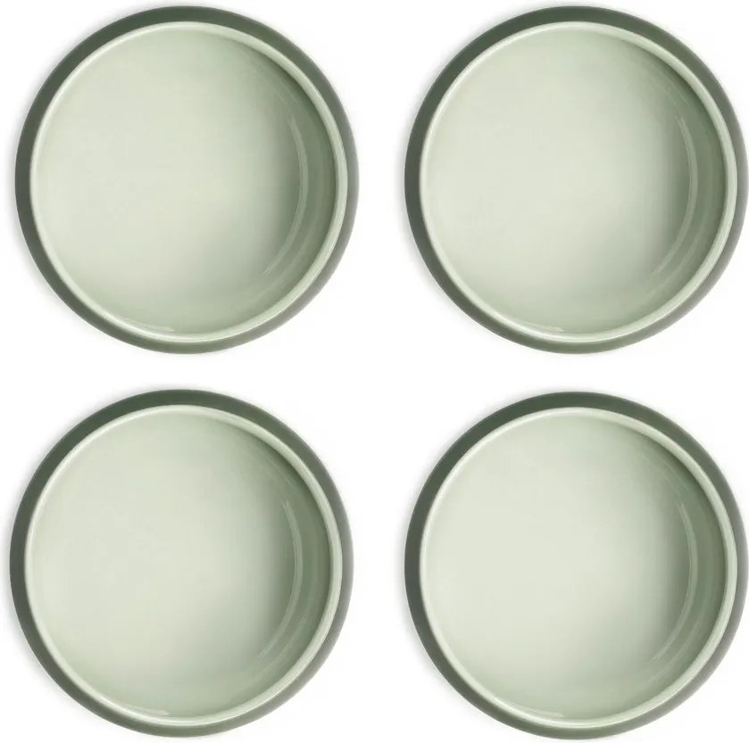 Zielone kamionkowe miski na zupę/na ramen zestaw 4 szt. 1 l Aura Vira – Bonami Selection