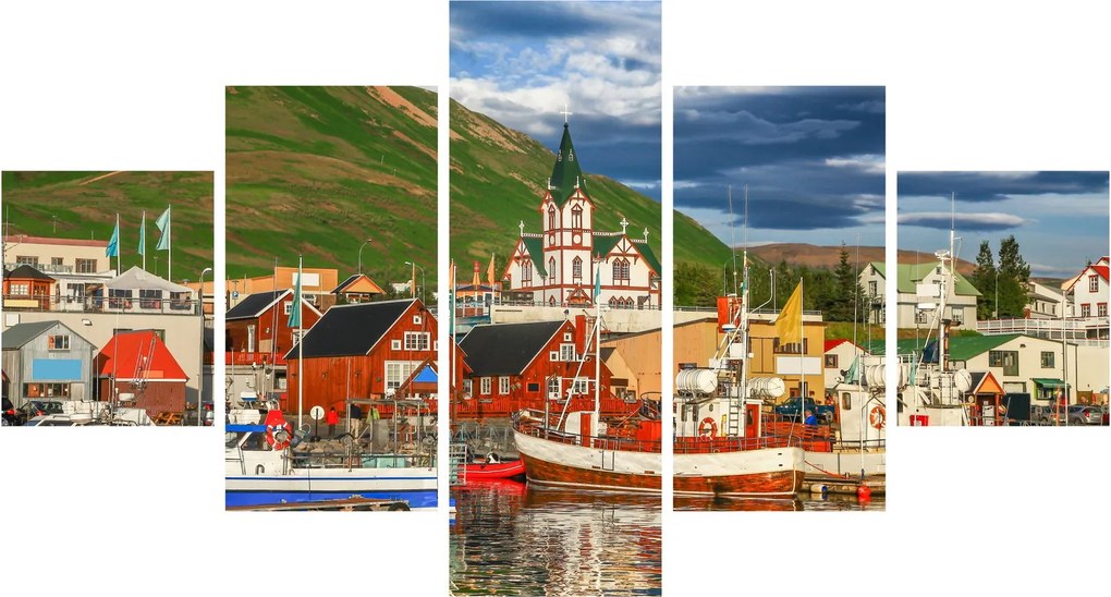 Obraz - Húsavík (125x70 cm)