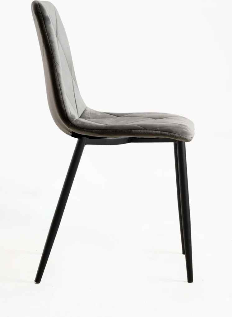 Zestaw 4 Krzese Lyke Aksamitne