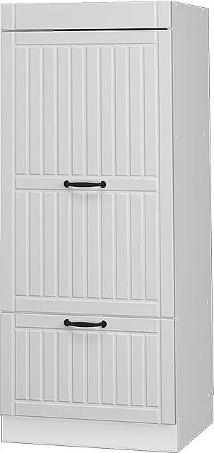 Szafka do mikrofalówki biały domek wiejski 60x58.1x153.6 fame-line