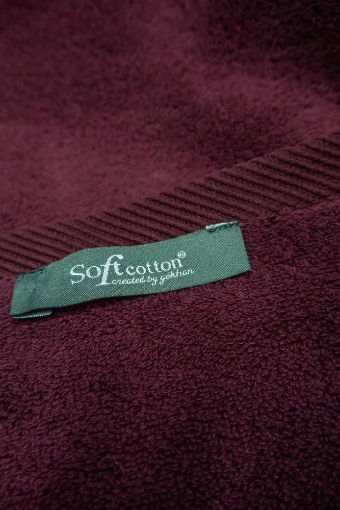 Podarunkowy zestaw ręczników LUXURY, 2 szt Bordowy