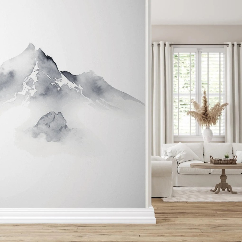 Fototapeta - Góry, grafika wektorowa (196x136 cm)