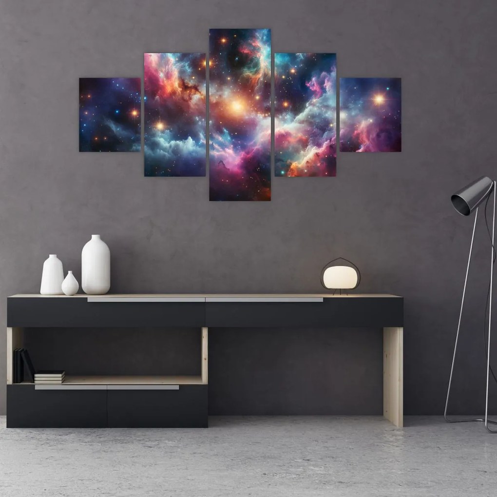 Obraz - Ciemny kosmos (125x70 cm)