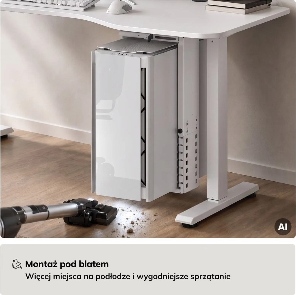 Uchwyt na komputer PC Holder biały