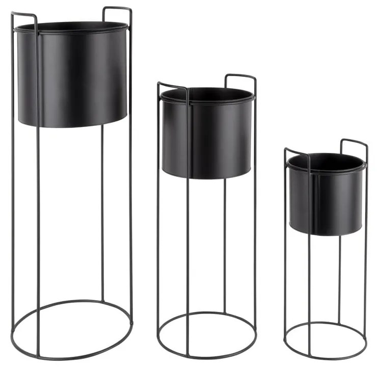 Metalowe osłonki na doniczki zestaw 3 szt. ø 28 cm Essence – PT LIVING