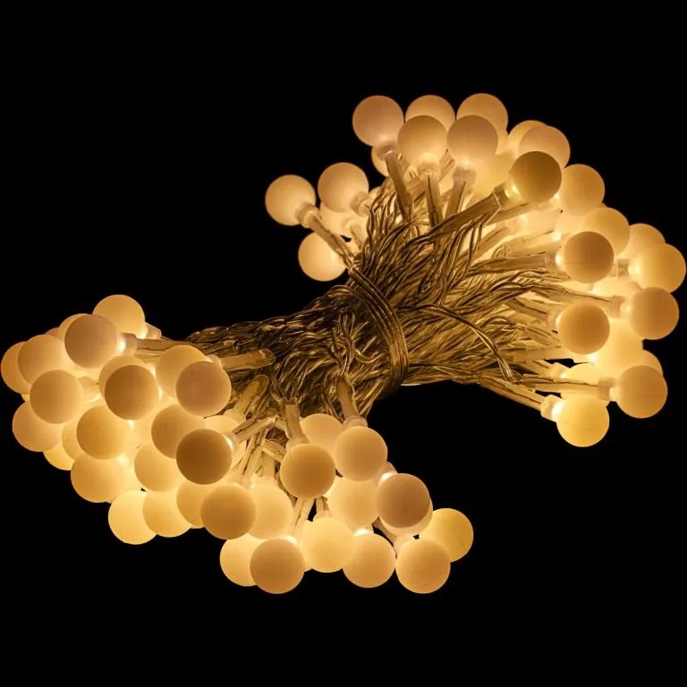 Imprezowe oświetlenie - 5 m, 50 LED, ciepła biel + pilot