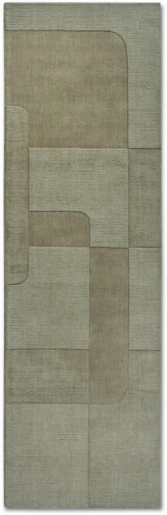 Dywan wełniany Villeroy &amp; Boch Charlotte zielony 80 cm x 250 cm