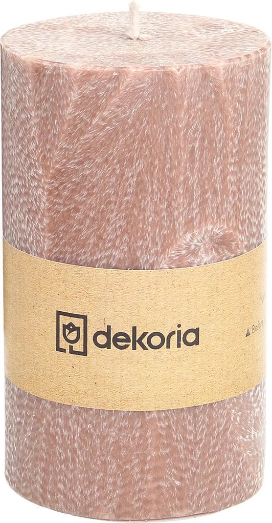 Świeca zapachowa palmowa walec Old Pink