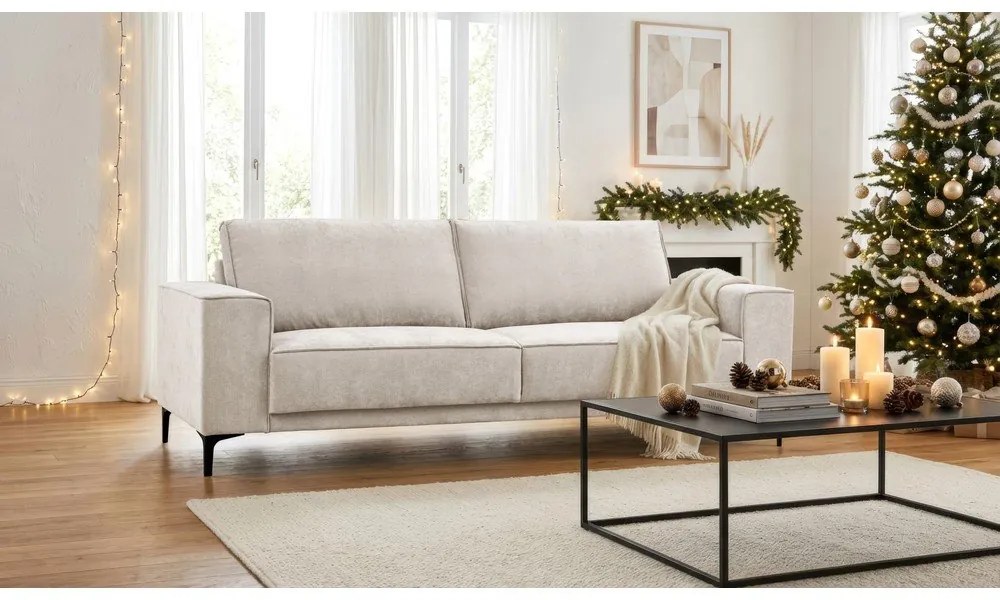 Kremowa sofa 224 cm Copenhagen – Scandic