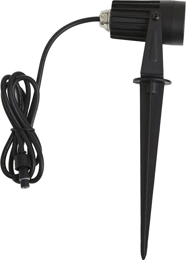 Nowoczesny reflektor 12V czarny z LED IP67 - Voltaire Pico