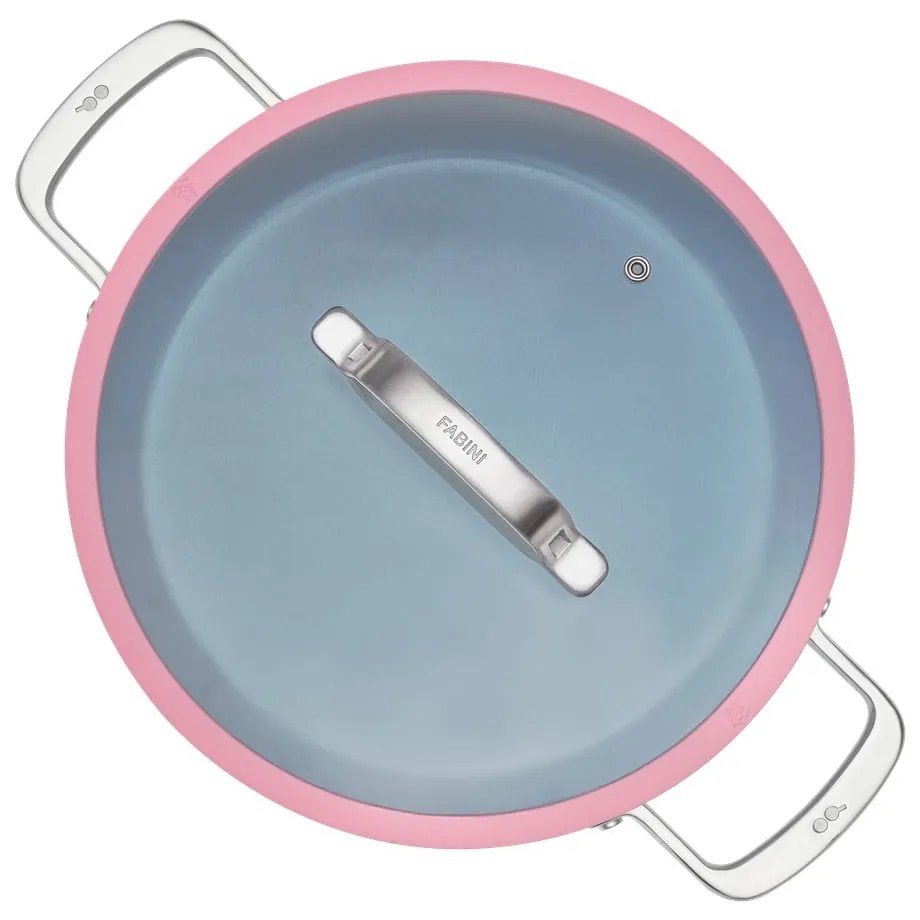 Patelnia z pokrywką/z powłoką ceramiczną ø 28 cm tegame Meda 3.0 – FABINI