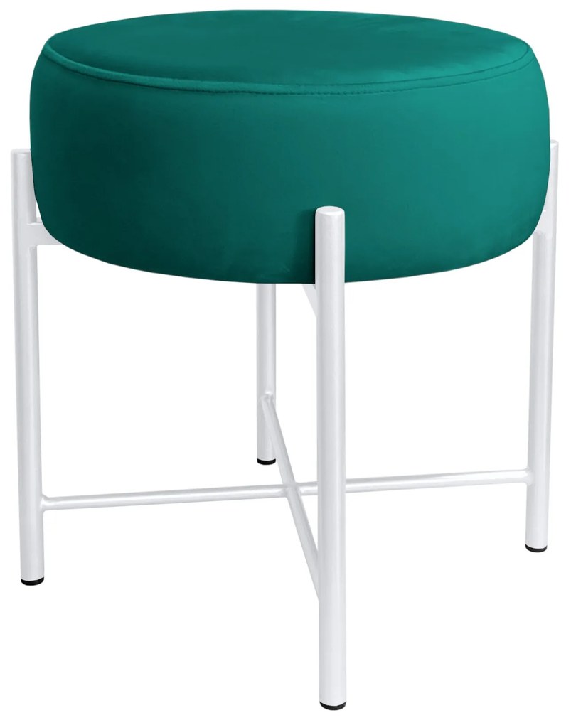 Taboret Pola noga metalowa biała MG20