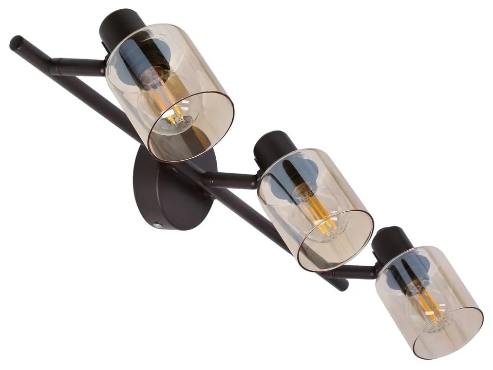Lampa sufitowa ze szklanym kloszem 9x58 cm Agra – Candellux Lighting