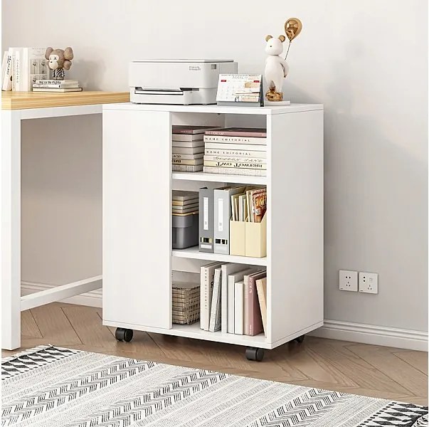 Wielofunkcyjna szafka stojąca stolik na drukarkę regał półka nowoczesna