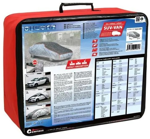 Compass Plandeka przeciwgradowa SUV-VAN, 530 x 205 x 160 cm