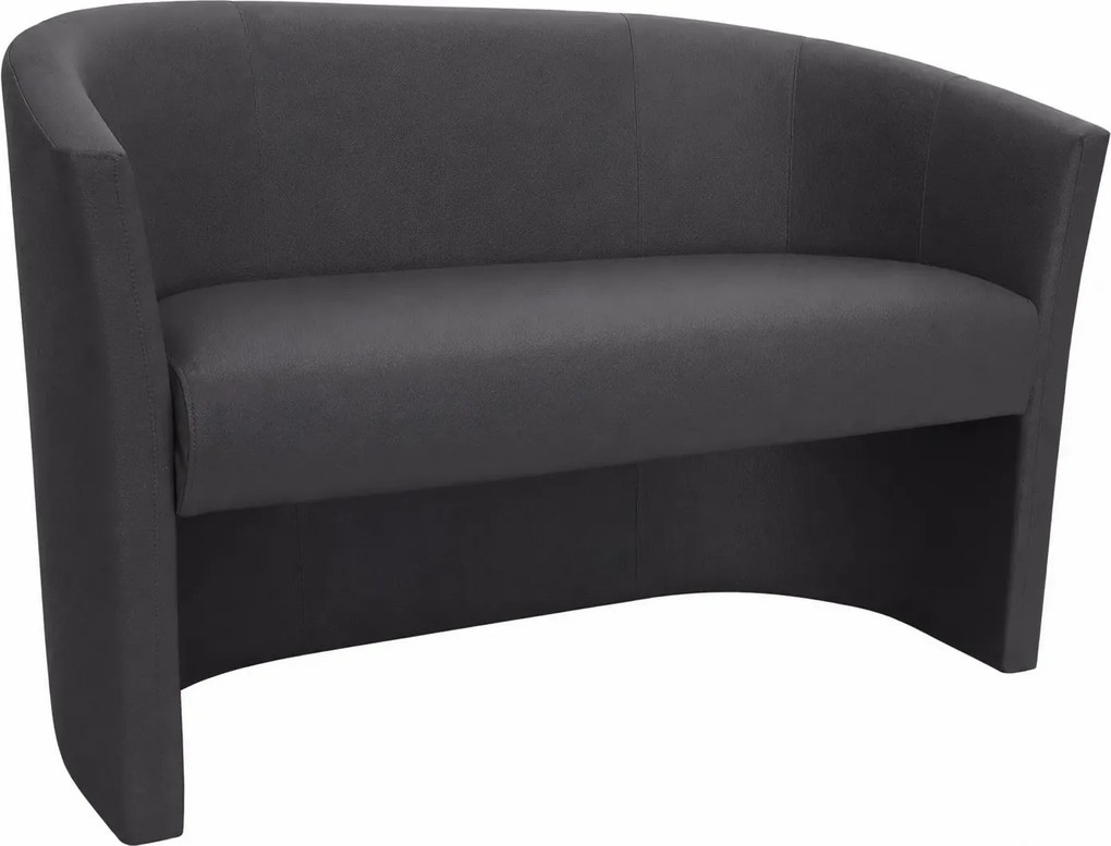 Sofa CLUB tapicerowana tkaniną Eko-skóra elegancka sofa do salonu i gabinetu : Kolor tkaniny - EKO-SKÓRA - 23D, Typ tkaniny - Eko-skóra