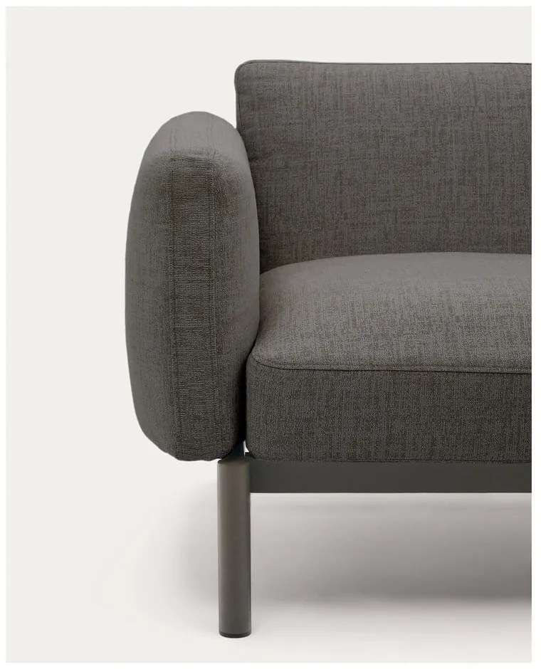 Ciemnoszara modułowa sofa ogrodowa 292 cm Sorells – Kave Home