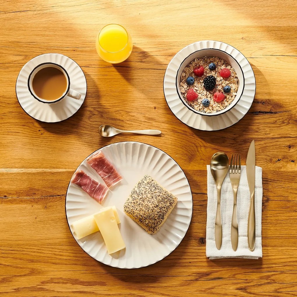 Mäser 18-częściowy serwis obiadowy OSITA WHITE