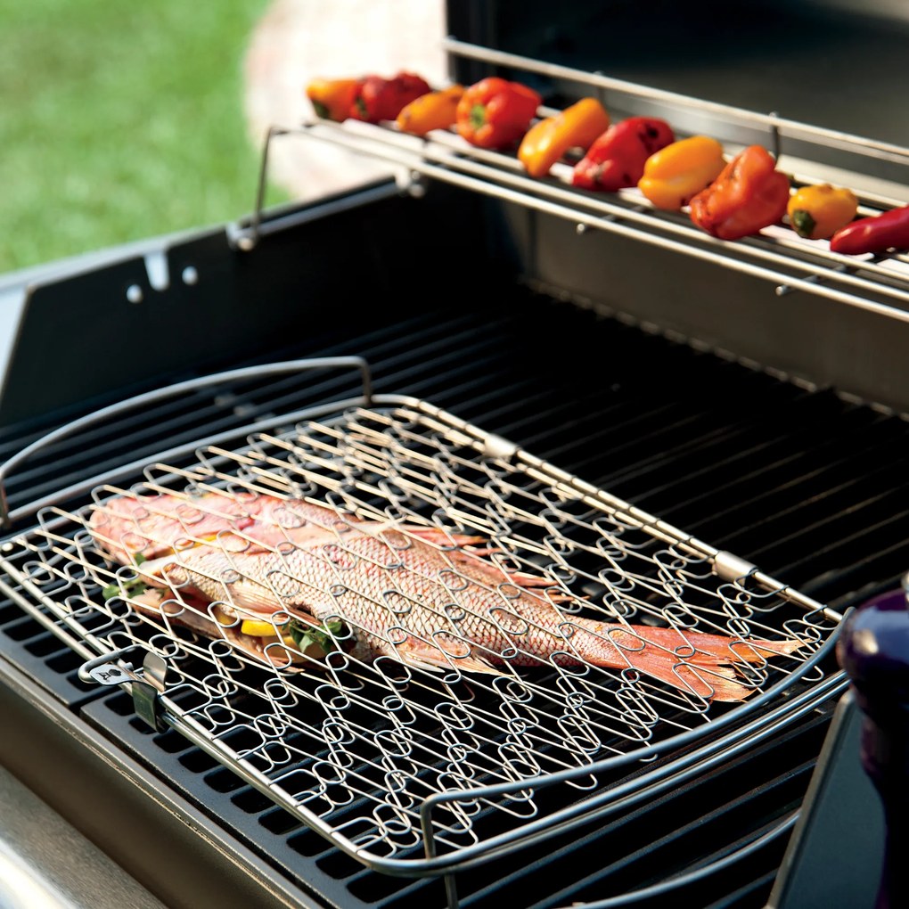 Kosz do grillowania warzyw i ryb 46 x 28 x 5,6 cm WEBER 6471