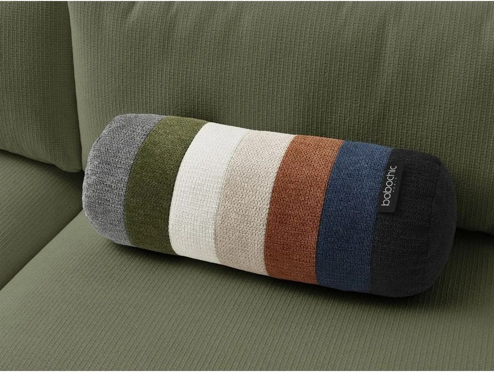 Zielona rozkładana sofa ze schowkiem 265 cm Ezechiel – Bobochic Paris