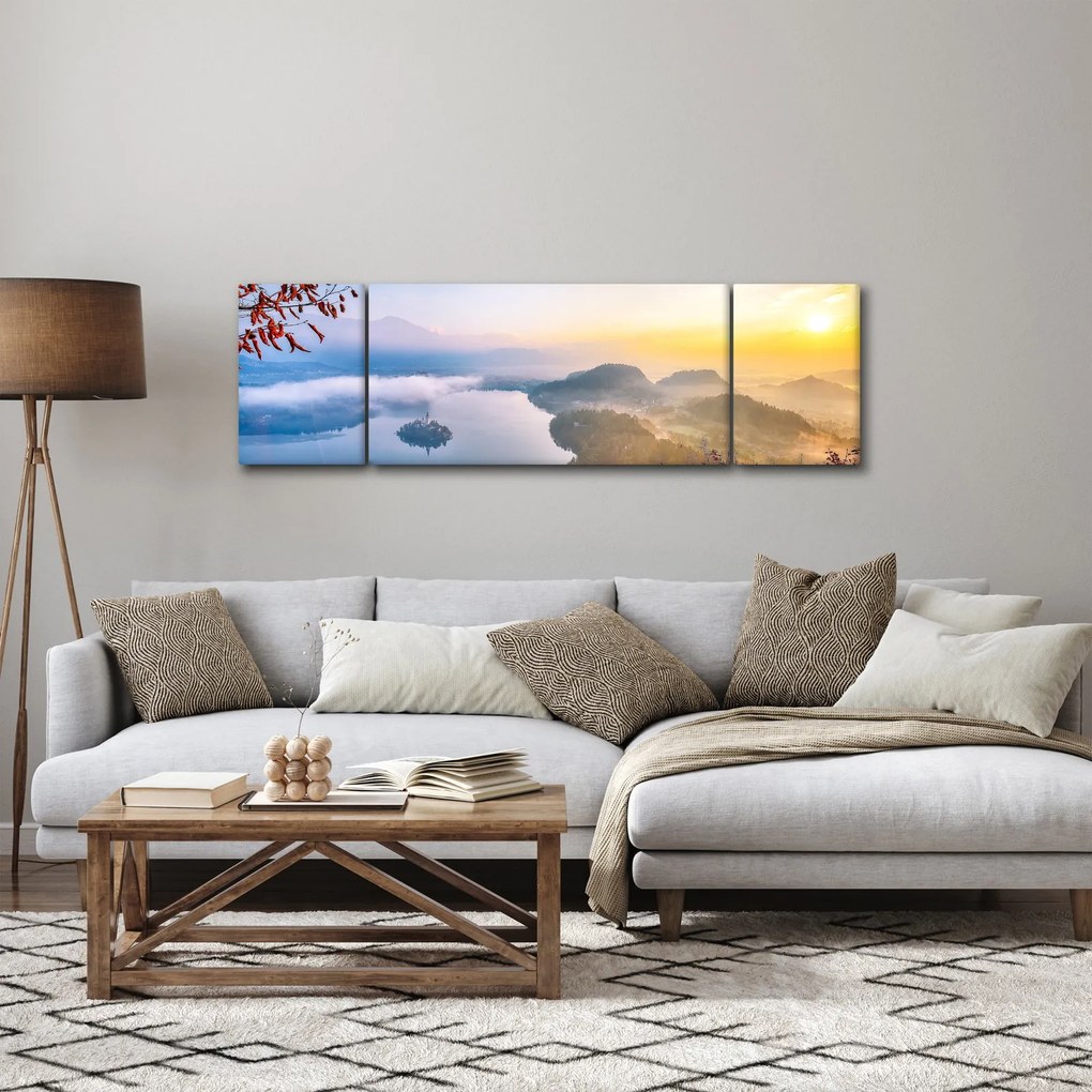 Obraz - Jezioro Bled (170x50 cm)