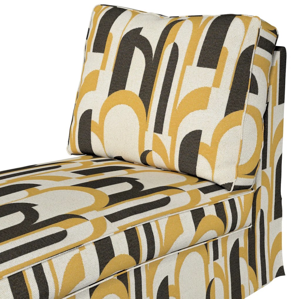 Pokrowiec na szezlong/ leżankę Ektorp wolnostojący prosty tył