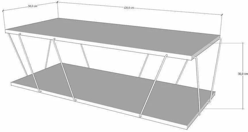 Stolik konferencyjny Labranda Pine and Black