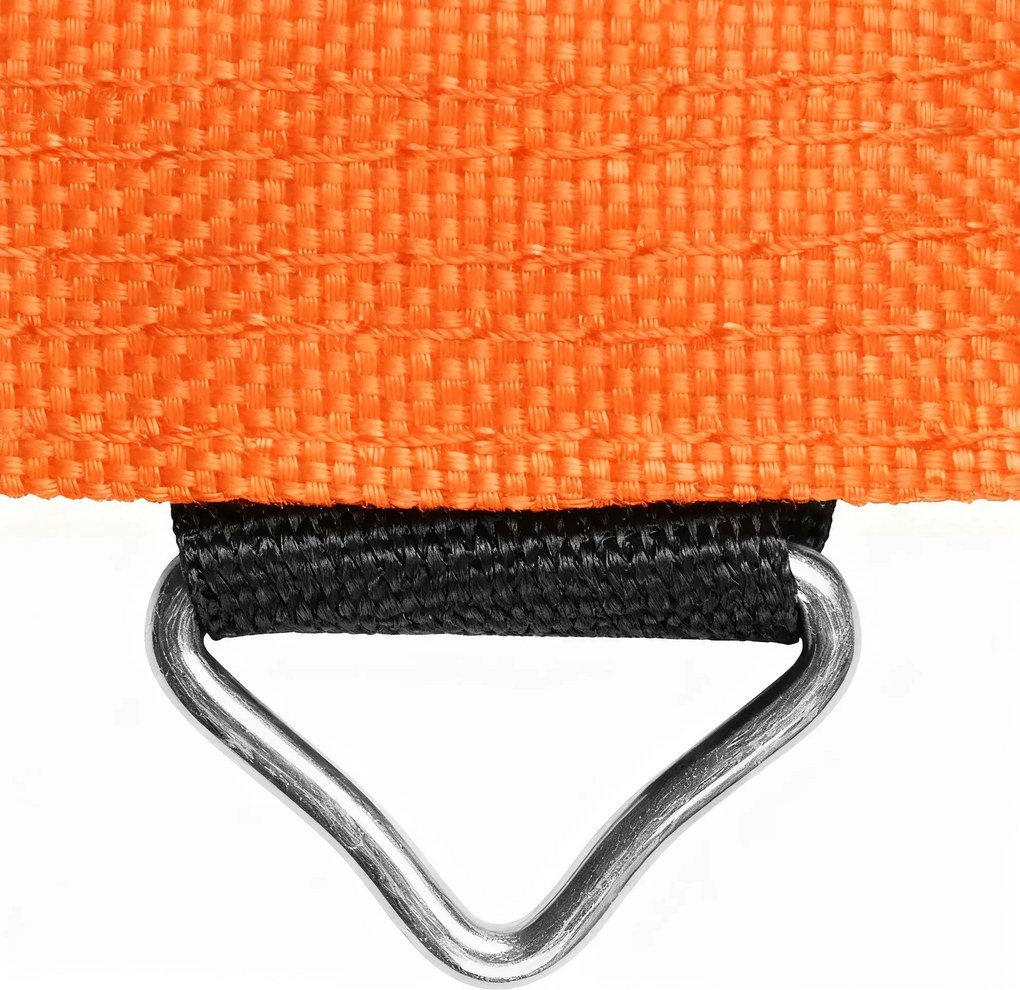 SPORTNOW Mata do Trampolina, Okrągła Powłoka Skoczna, Polipropylen, Pomarańczowa