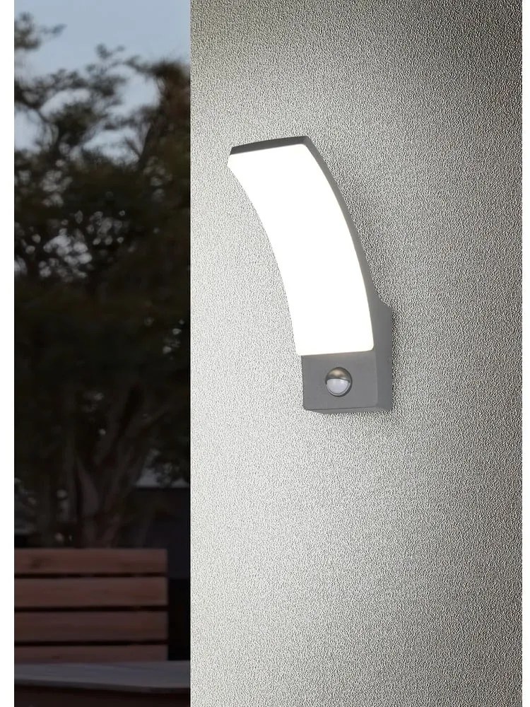 Zewnętrzna lampa ścienna LED (wysokość 22,5 cm) Beja – Reality