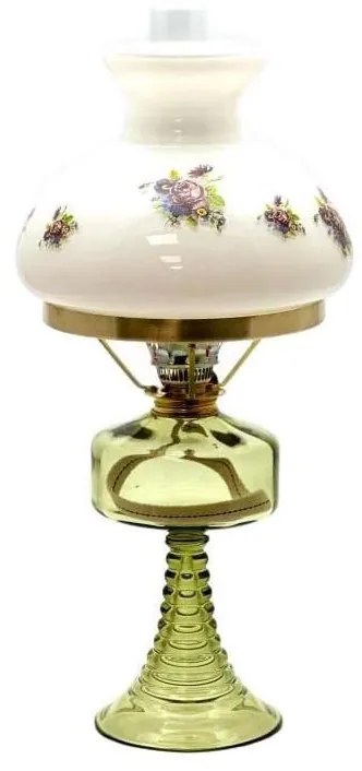 Lampa naftowa PETRA 42 cm zielony leśny