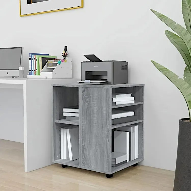 Kontener do biurka w kolorze szarego drewna D3-A02