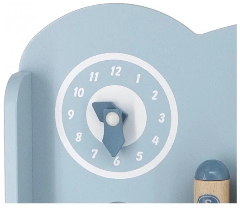 Viga polarb drewniana kuchnia z akcesoriami silver - blue