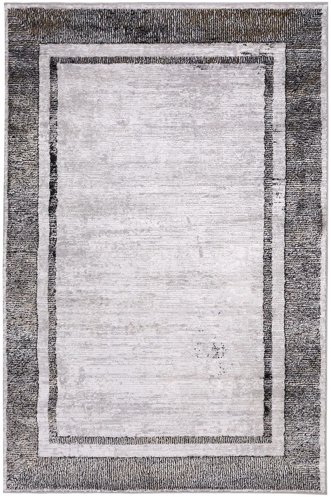 Dywan Alissa Ramka Szara 120x170 Prostokąt