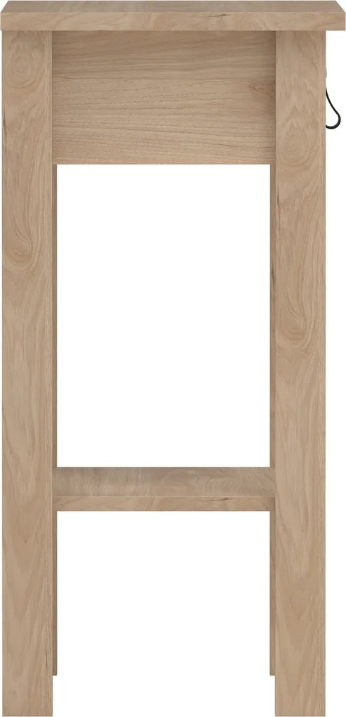 Stolik nocny z półką i szufladą Madrid, jackson hickory