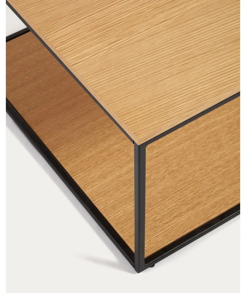 Stolik z blatem w dekorze dębu w naturalnym kolorze 60x110 cm Yoana – Kave Home