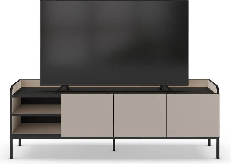Kremowa szafka pod TV 160x55x42 cm Adara – Marckeric