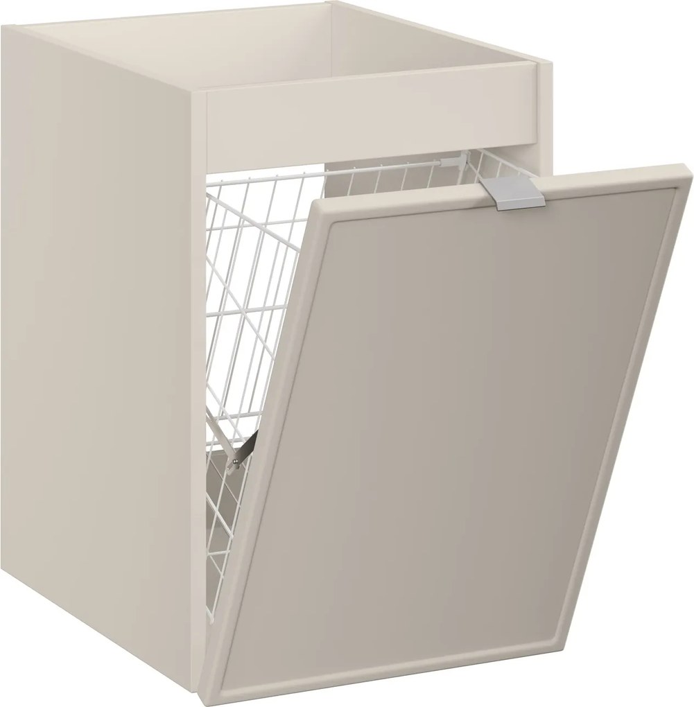 Szafka z koszem na pranie 40 cm pod blat Bella 81-40-1DK, kaszmir