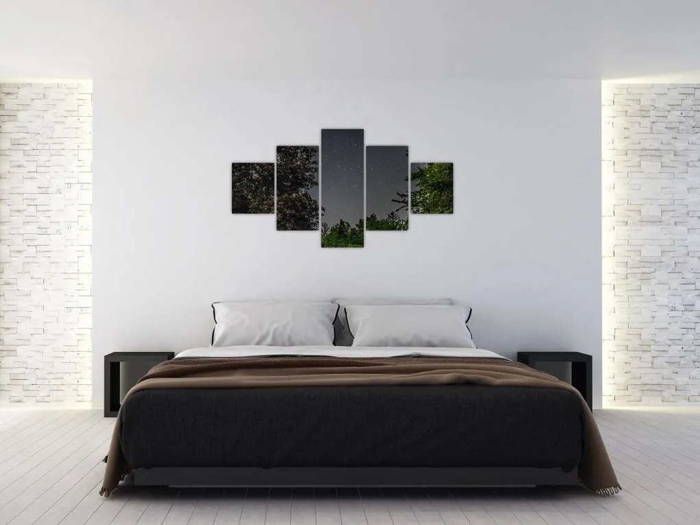 Obraz nocnego nieba (125x70 cm)