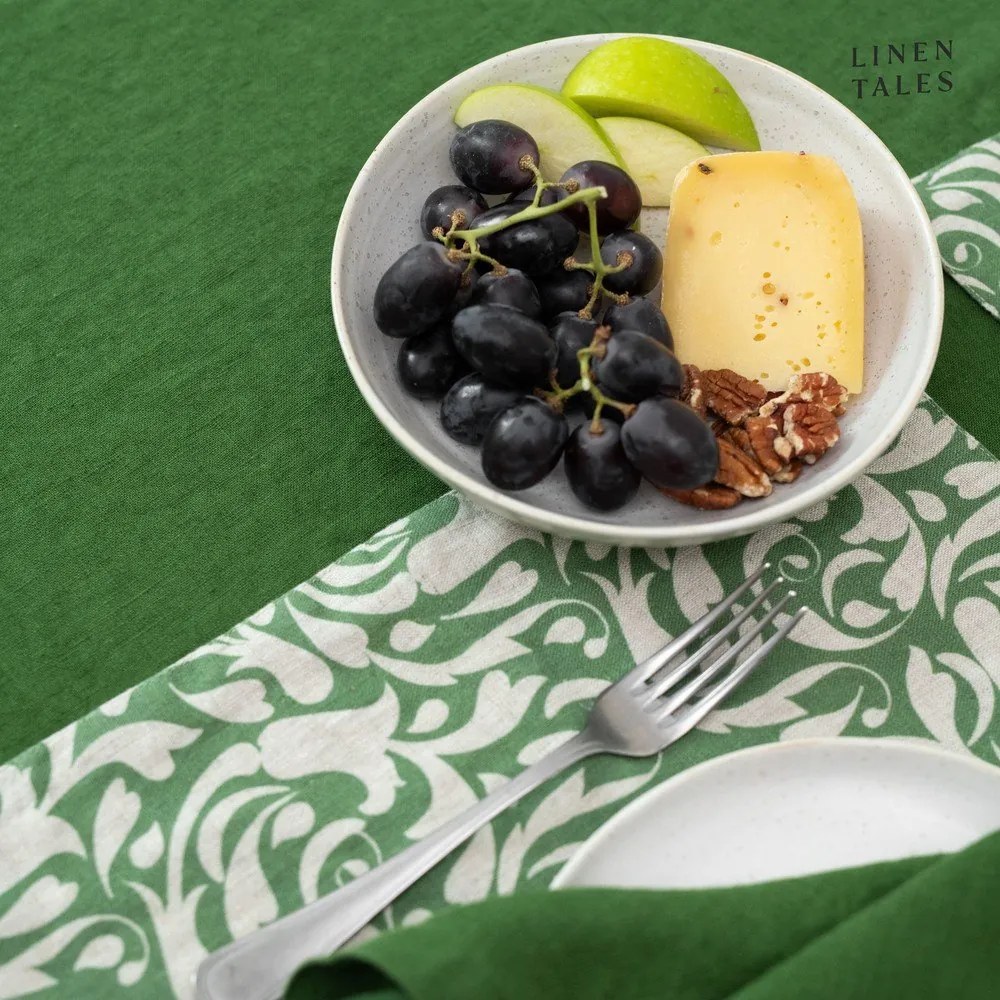 Lniany bieżnik 40x200 cm True Green – Linen Tales