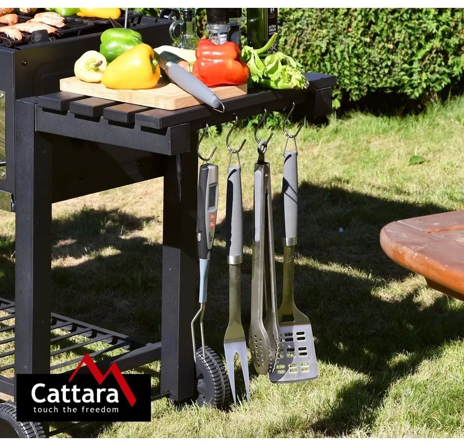 Cattara Widelec do grillowania Shark, 45 cm