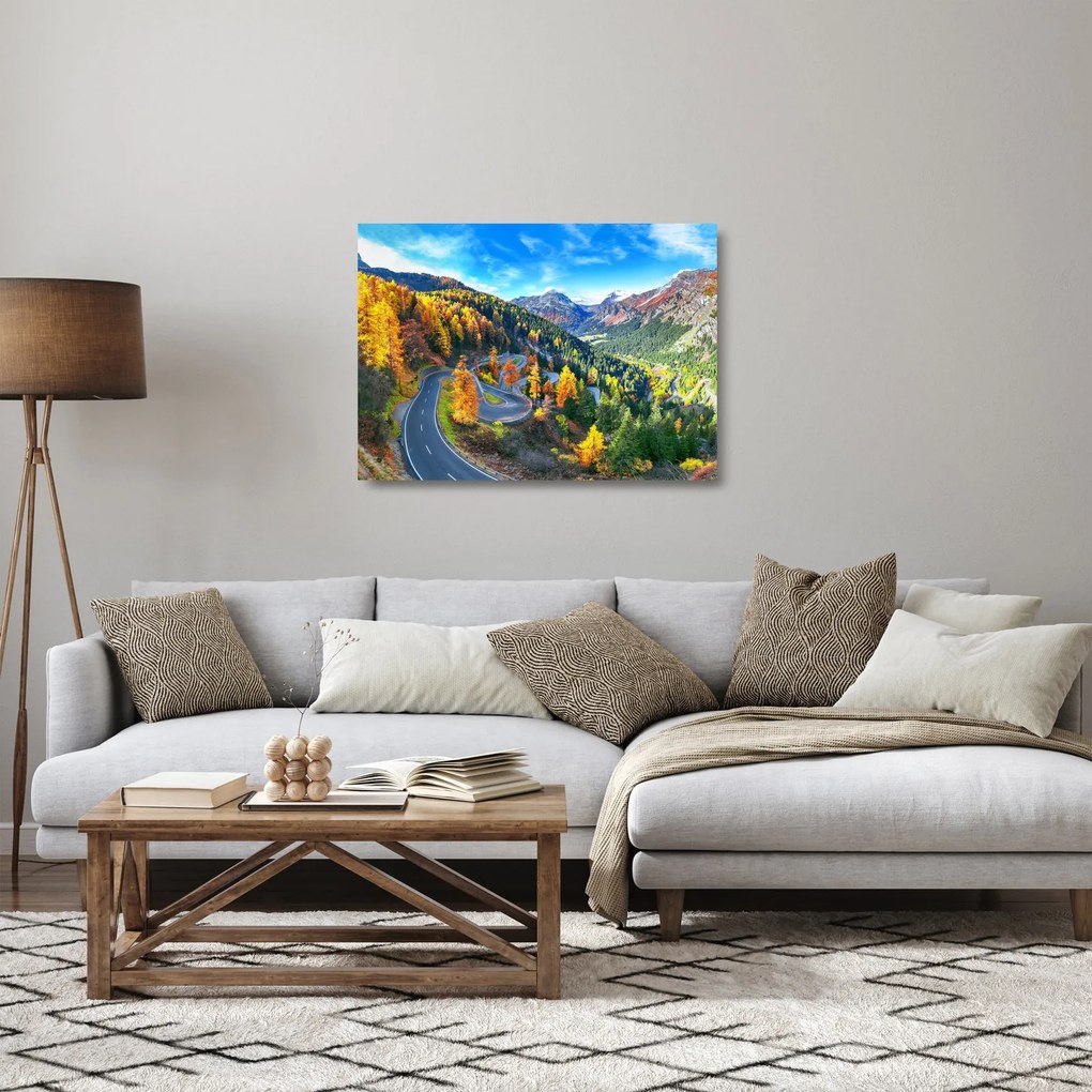 Obraz na szkle - Przełęcz Malajska (70x50 cm)