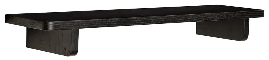 Czarna półka w dekorze dębu 80 cm Poke – Hübsch