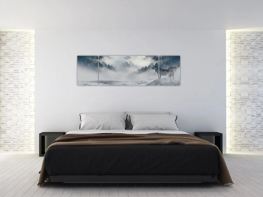 Obraz wilków (170x50 cm)