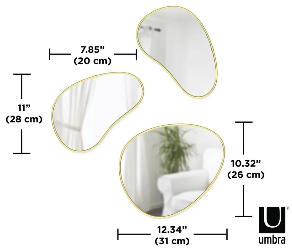 Lustro ścienne 31x25 cm Hubba – Umbra